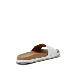 Silja White Corn Slipon Sandal