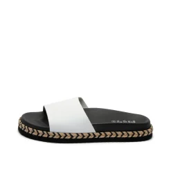 Sina White Corn Slipon Sandal