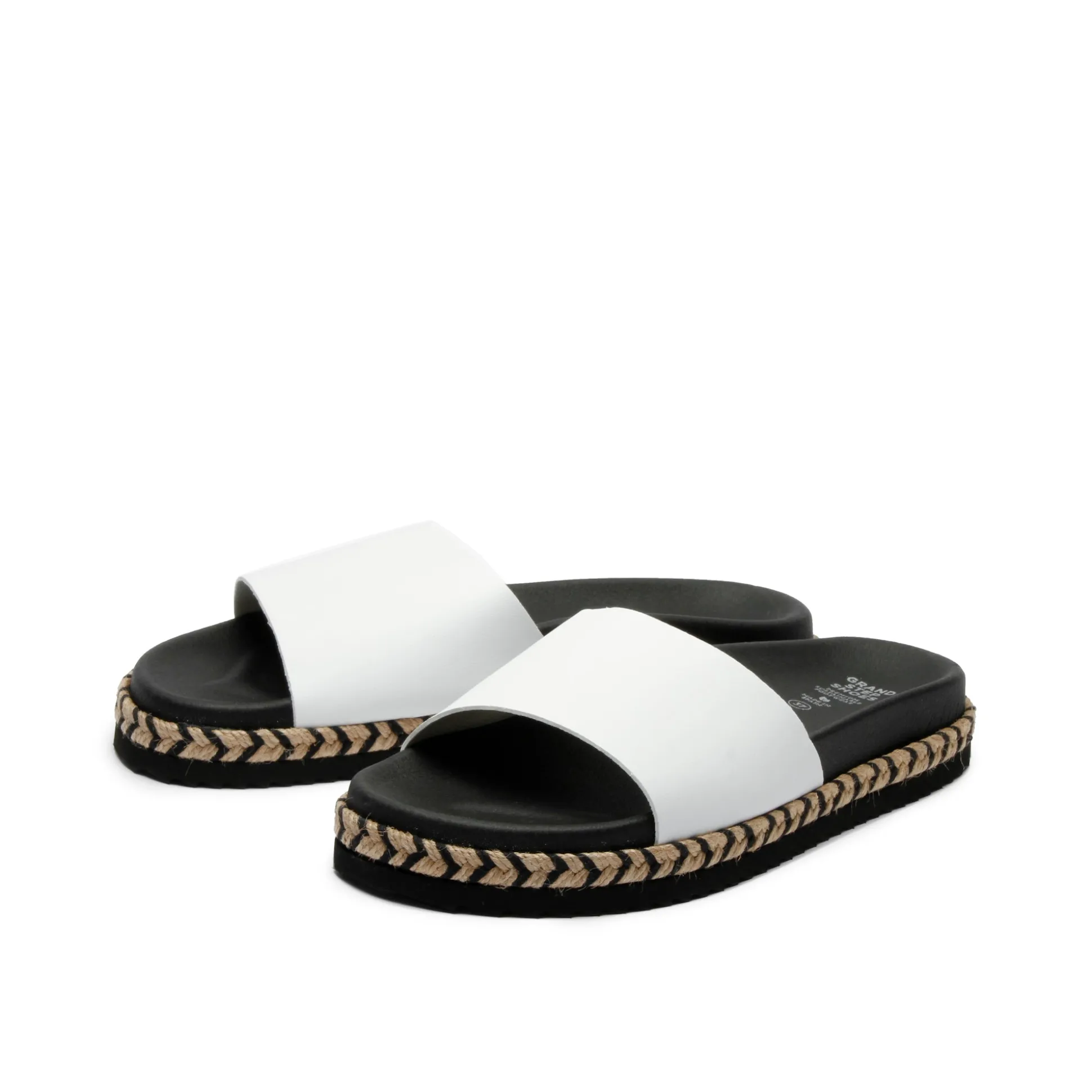 Sina White Corn Slipon Sandal