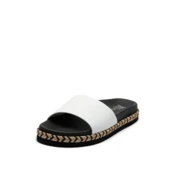 Sina White Corn Slipon Sandal