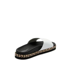 Sina White Corn Slipon Sandal