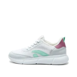 Speed Vegan Sneaker White Neon