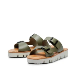 Sue Leather Sandal Olive