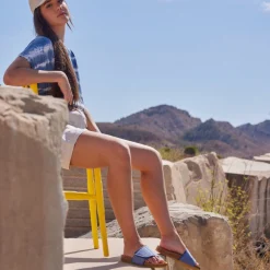 Sunny Hemp Indigo Slipon Sandal