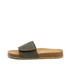 Sunny Hemp Khaki Slipon Sandal