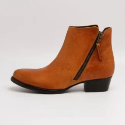 Svenja Cognac Bootie