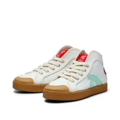 Taylor Organic Sneaker Offwhite Neon-Green