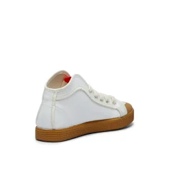 Taylor Organic Sneaker Offwhite Neon-Green