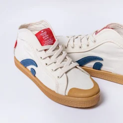 Taylor Organic Sneaker Offwhite Navy