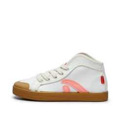 Taylor Organic Sneaker Offwhite Neon-Pink