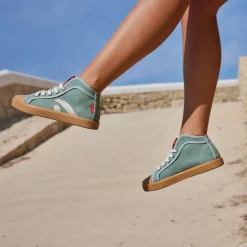 Taylor Organic Sneaker Seagreen Washed