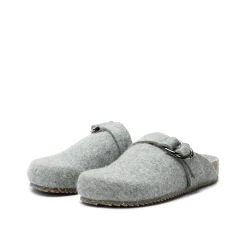 Uden Grey Wool Clog