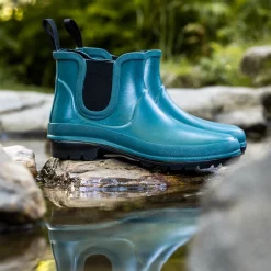 Vickie Petrol Rubber Boot
