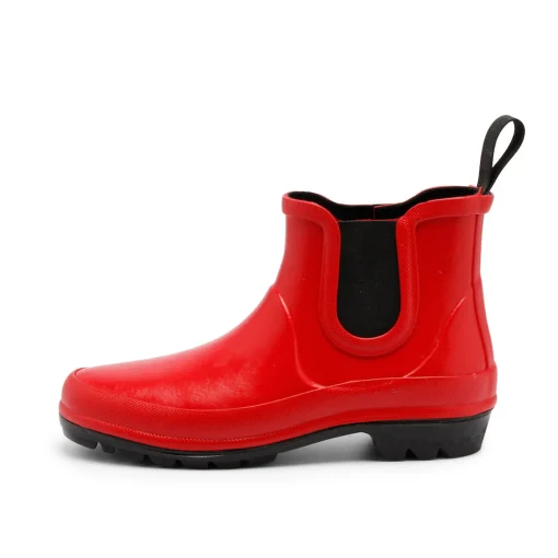 Vickie Red Rubber Boot