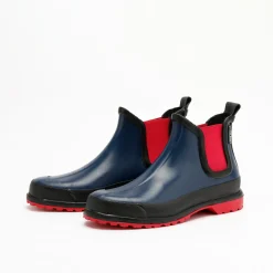 Victoria Multi Blau-Pink Rubber Boot