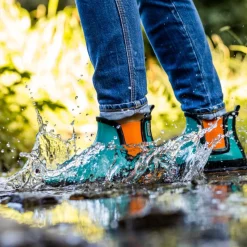 Victoria Multi Turkis-Orange Rubber Boot