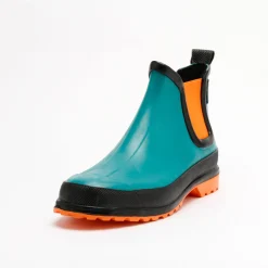 Victoria Multi Turkis-Orange Rubber Boot